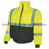 Polyester 300d Waterproof Workwear Safety Clothes Reflective Jacket