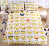 Smiling Face Bedding Set Polyester Simple Design Bedding