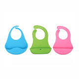 Children Products FDA Silicone Baby Cloth Aprons Packageable Toddler Bibs