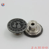 Factory 17mm Engraved Logo Jeans Button, Custom Jeans Shank Buttons