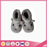 Grey Embroidery 3D Ear Indoor Boots Children