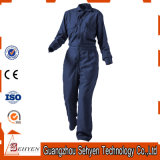 China Factory Blue Long Sleeves 35%Cotton and 65%Polyester Coverall