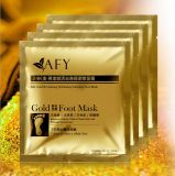 Afy Brand New Feet Mask 24K Gold Foot Peeling Renew Mask Remove Dead Skin