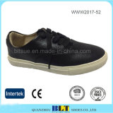 Soft Leather Upper and Textile Lining High Quality Women Shoes