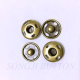 Garment Accessories Brass Material Sewing Snap Button 2 Parts Press Button