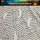 Polyester Jacquard Fabric with Geometric Printing