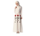 2016 Printed Islamic Long Swimsuit Hot Sell Muslim Dress