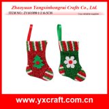 Christmas Decoration (ZY16Y098-1-2 16.5CM) Christmas Sock Type