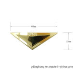 Luxury Triangle Shape Metal Label for Bags