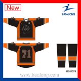 Healong ODM Dye Sublimated Sublimation Ice Hockey Jersey