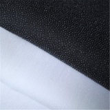 Garment Twill Weave Woven Fusible Interlining Fabric for Lady's Wear