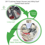 2017 Customer Design Viscose Lady Fashion Infinity Scarf Neck Warmer