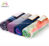 Popular Custom Colorful Printing Yoga Towel with Microfiber Material