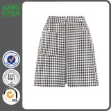 Gingham Check Single Pocket Zip Front Mini Skirt