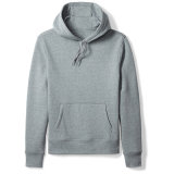 Factory Wholesale Basic Pockets Mens Casual Hooded Fleece Sweatshirts