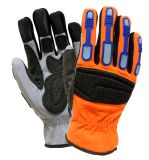 Anti-Abrasion Impact-Resistant Protective Mechanical Safety Work Gloves