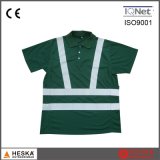 New Style Hi Vis 100% Poloyester Green Man T-Shirt