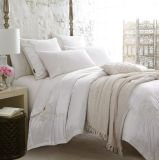 Premium Luxury 100% Cotton White Embroidery Hotel/Home Bedding Sets