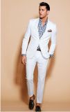 Casual Style Men White Slim Fit Suit