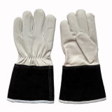 Heat Resistant Goat Leather Protective Hand TIG Welding Gloves