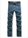 P11410 2015 Wholesale New Big Yards Jeans Stretch Jeans Tall Men MID Waist in Super Long Jeans Size 28-46 118cm-123cm.