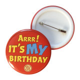 Birthday Custom Cheap Metal Tin Badge Pin Button