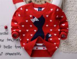 T1204 Wholesale Korean Style Baby Girl Clothing Sweater Children Knitting Cotton Shirt Knitted Long Sleeved Pullover Cat Bottoming Shirt