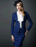 Top-Quality Woolen Ladies 3PCS Elegant Dress Business/Dinner Suit