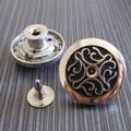 High End Fashion Buttons Manufacturer for Metal Jeans Button