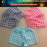Polyester/Nylon Yarn Dyed Crinkle Check Fabric for Kid's Beachwear (YD1122-RED)