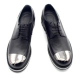 Man Dress Formal Leather Buckle Monk Strap Shoes
