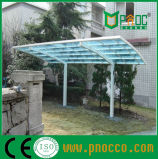 Aluminuim Structure with PC Curved Roof Carports / Car Shelters