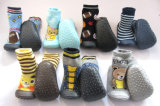 Factory Directly Sell Hot Sale Fashionable Soft Rubber Sole Baby Shoe Socks