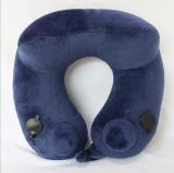 Travel Inflatable Pillow, with Removable Washable Ultra Soft Cover