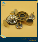 OEM Denim Brass Button with Double Pins Jeans Metal Button