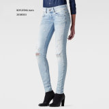 New Fashion Skinny Woman Jeans Manufacturers China (20180101)