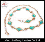 Chain Belt with Metal and Turquoise for Dresses