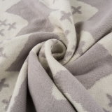 Light Weight Reversible Cotton Knit Baby Blanket CB-K16013