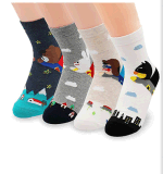 Custom Fashionable Cartoon Ankle Sock in Various Designs and Sizes