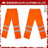 Traffic Reflective Orange Workwear Safety Pants Waterproof (ELTHVPI-26)