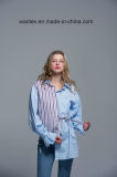 Ladies Blouse 100% Cotton Irregular Fashion Shirt Fashion Top Spring Autumn