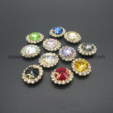 Sew on Rhinestone Glass Beads Crystal Beads for Wedding Shoes (SW-Rivoli 12mm)