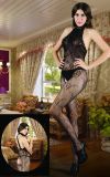 Highneck Backless Bodystocking with Crotchless Design 810-27