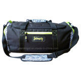 Large Sport Duffle Bag with Zebra Print Design