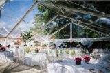Elegant Transparent Banquet Marquee Wedding Party Tent for 400 Seater