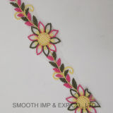 Fashion Flower Trimming Trendy Embroidery Lace Clothing Accessories Textile Fabric