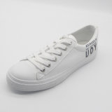 Fashion Vulcanized Lace up White Casual Sneakers Shoes for Men