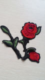 Rose Embroidery Patch for Garment Accessories