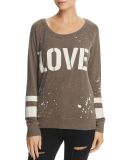Love-Graphic Digital Printing Open-Back T Shirts Top