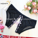 New Arrival Transparent Mesh Sheer Crotchless Strappy Sexy Lingerie Thongs for Women